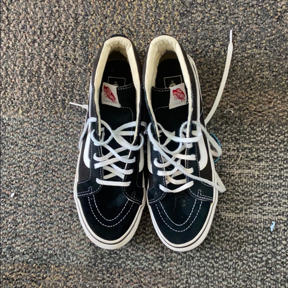 Black Vans High Tops